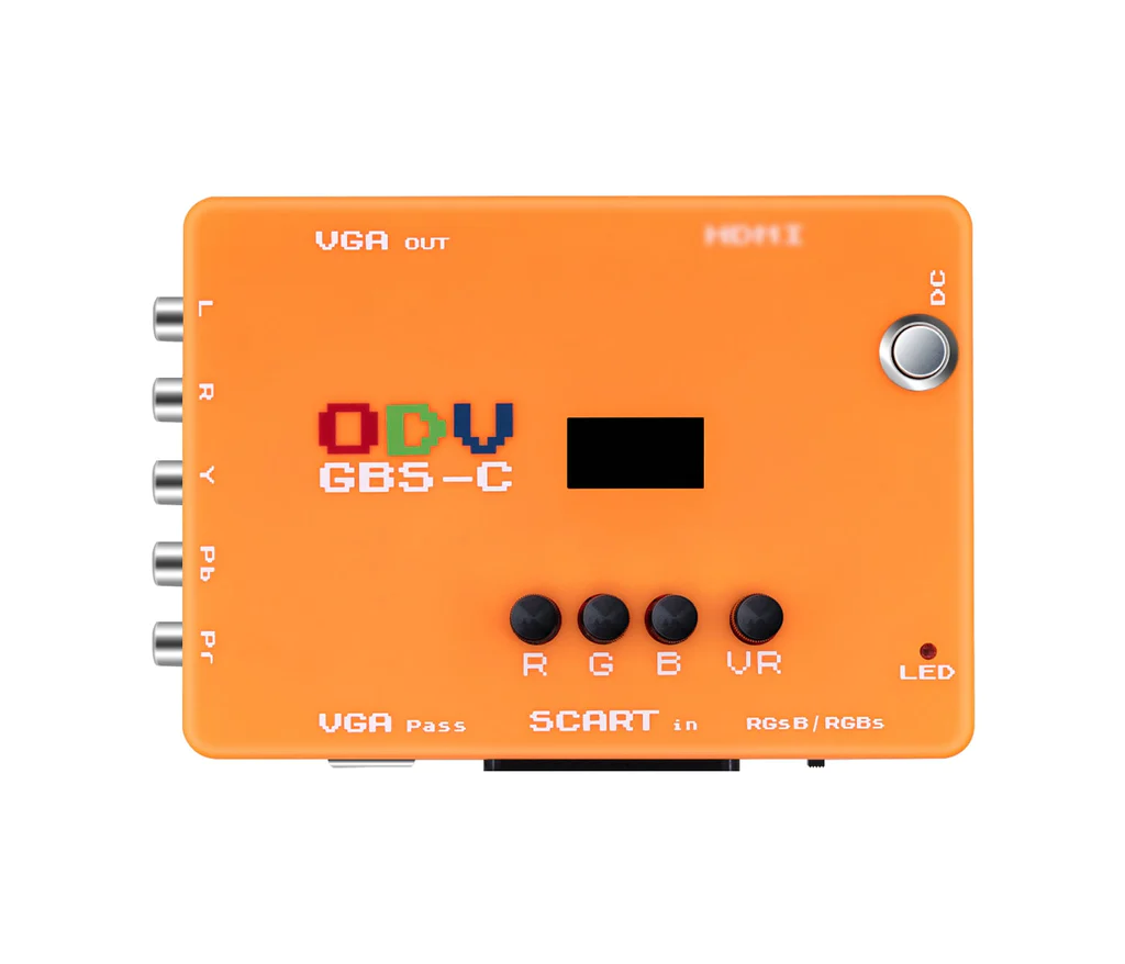 Retro Gaming Cabinet - Mcbazel ODV-GBS-C Component Vga/Scart Naar Vga/Hdmi