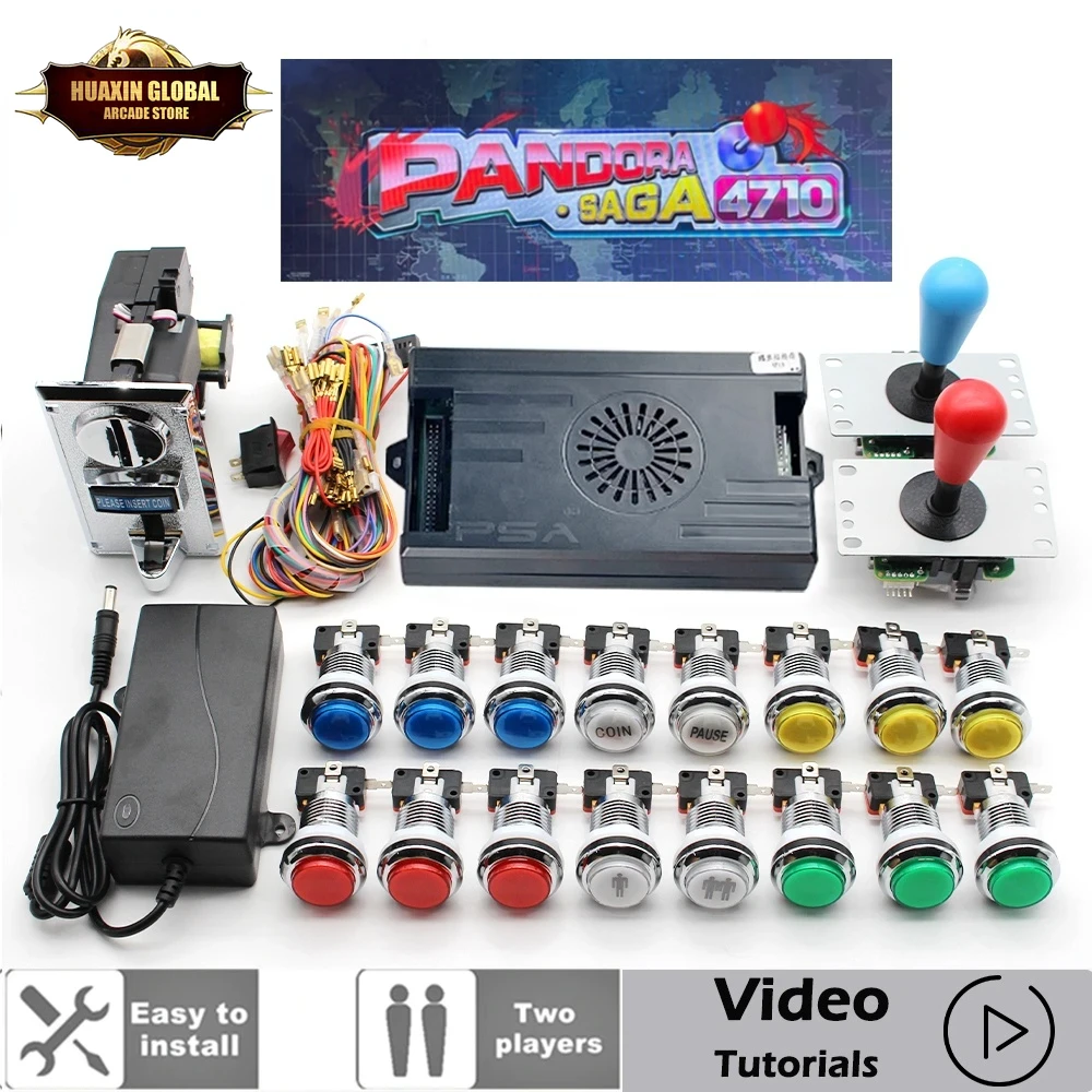 Retro Gaming Cabinet - 2 Speler 4710 In 1 Pandora
