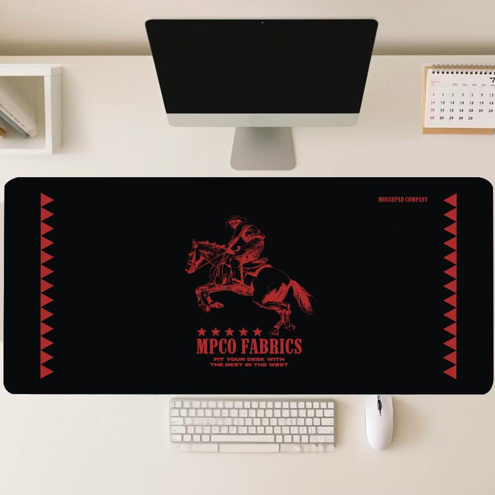 Retro Gaming Desk Setup - Retro Warrior Knight Grafische Grote Muismat