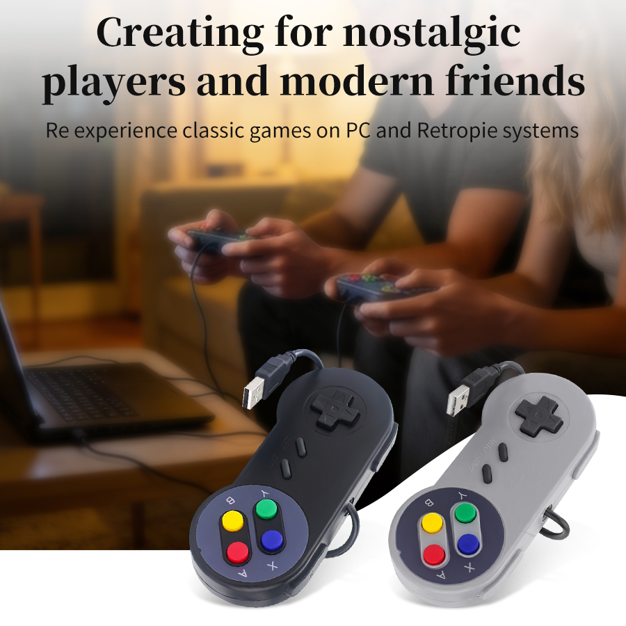 Retro Gaming Raspberry Pi Zero - USB Retro Gamepad voor PC NESPi