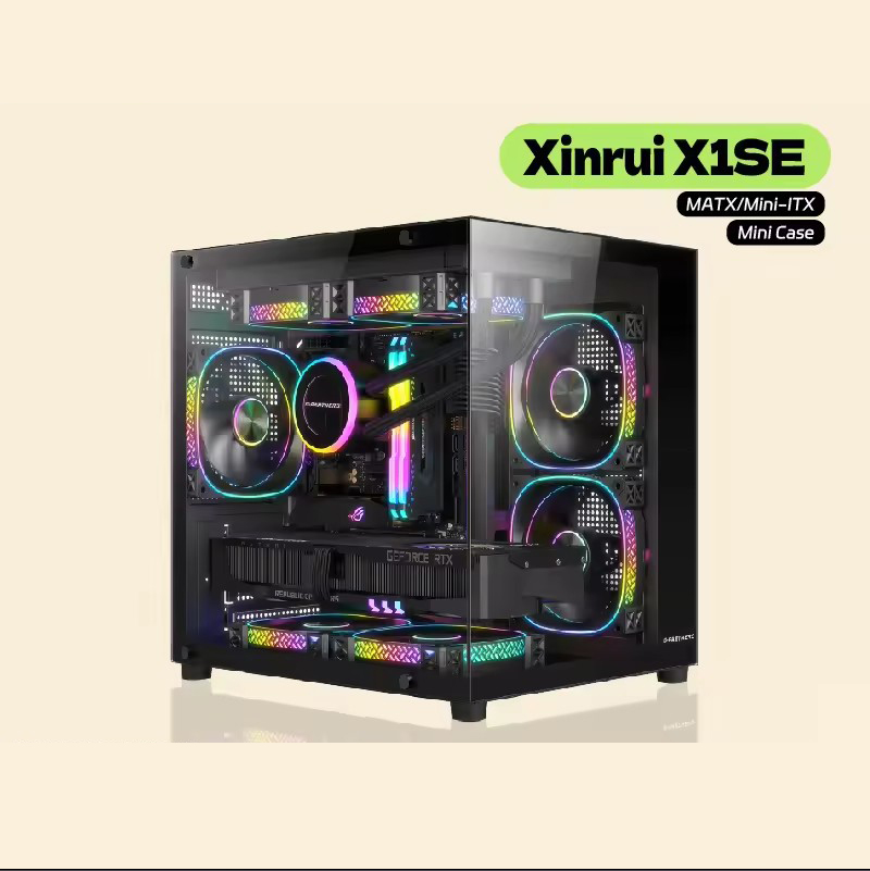 Retro Gaming Pc Case - G-PARTNERS Xinrui X1SE MATX Mini-ITX PC-behuizing