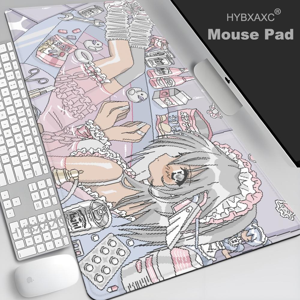 Pixel Art Anime Girl-muismat - - Retro Gaming Desk Setup recensie en prijs