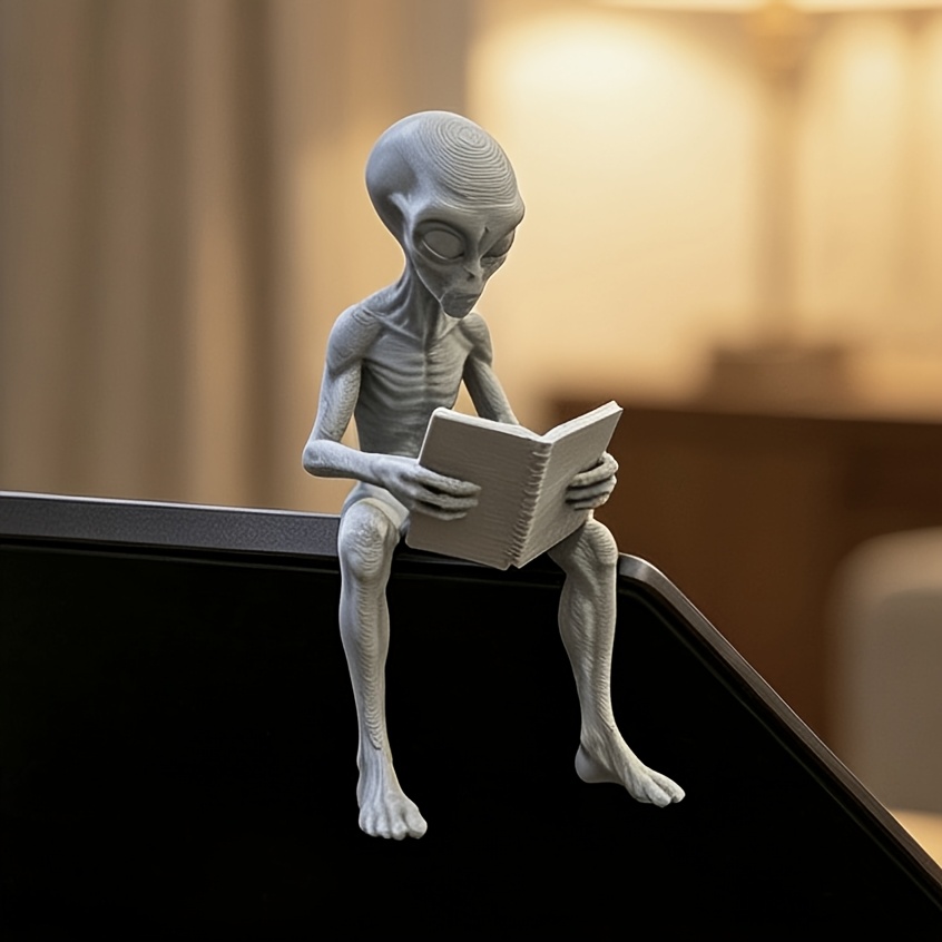 Leesbare Alien Mini Figuurtjes - Retro Gaming Desk Setup recensie en prijs