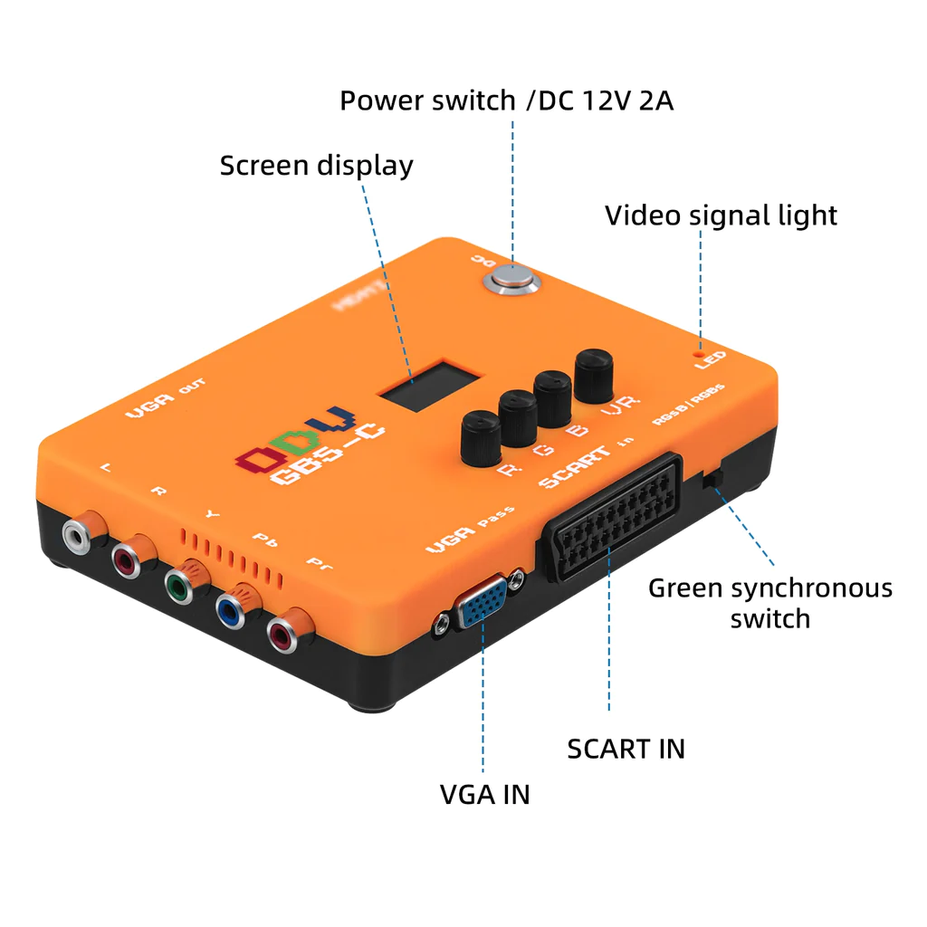 Mcbazel ODV-GBS-C Component Vg - Retro Gaming Cabinet recensie en prijs