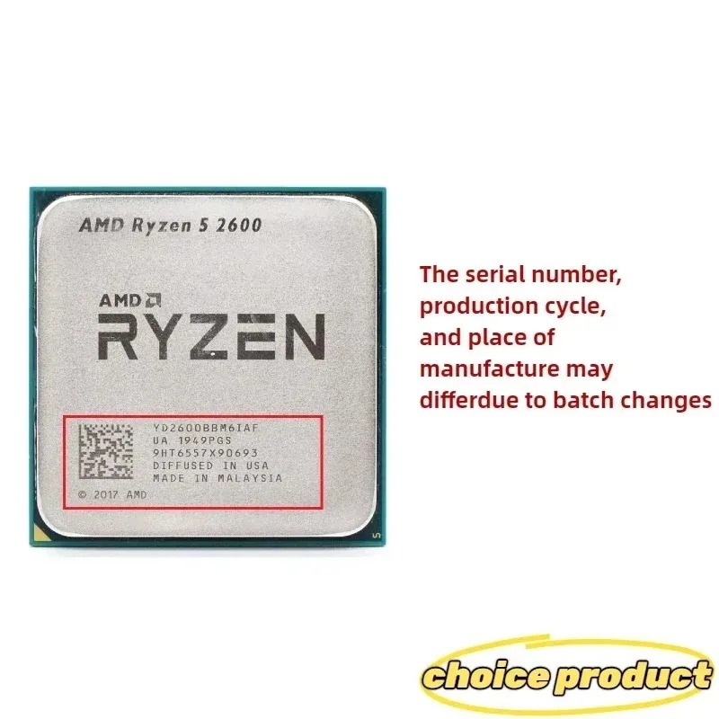 AMD Ryzen 5 2600 Originele Des - Amd Cpu Ryzen 5 recensie en prijs