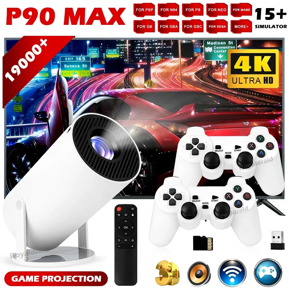 P90 Max Draagbare Slimme Gamin - Retro Gaming With Projector recensie en prijs
