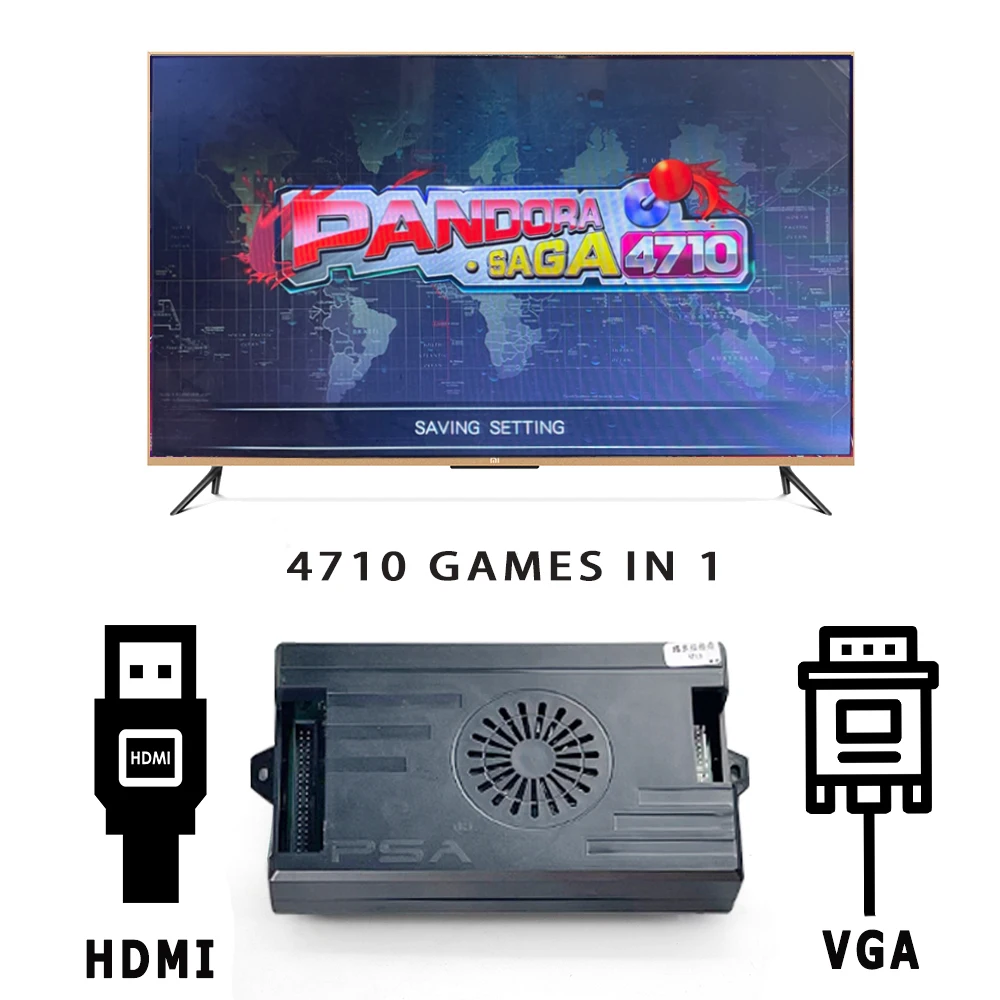 2 Speler 4710 In 1 Pandora Sag - Retro Gaming Cabinet recensie en prijs