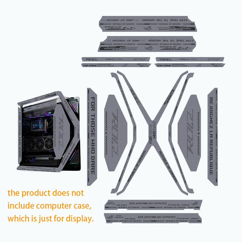 15 stks DIY Stickers Voor ASUS - Retro Gaming Pc Case recensie en prijs