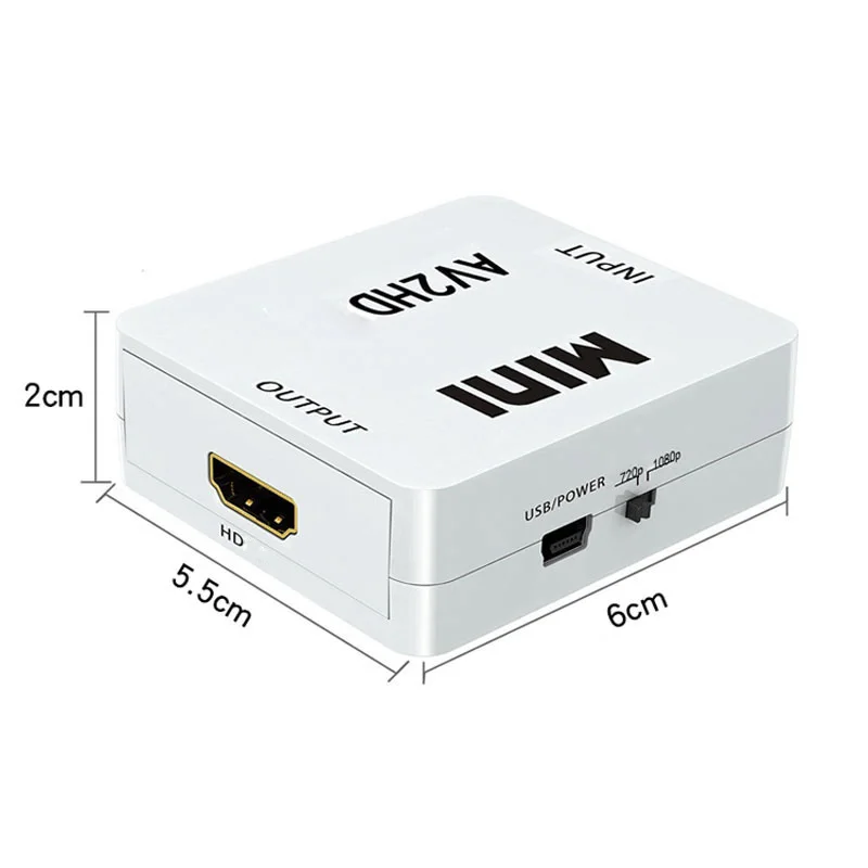 1080P Mini AV naar HDMI Conver - Retro Gaming With Projector recensie en prijs
